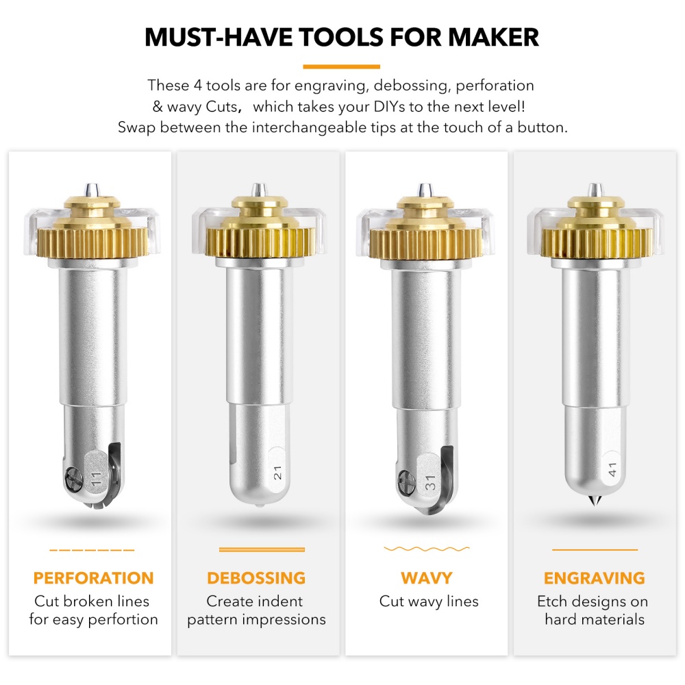 Diy Automation - 1 unidade Ponta de Gravação com