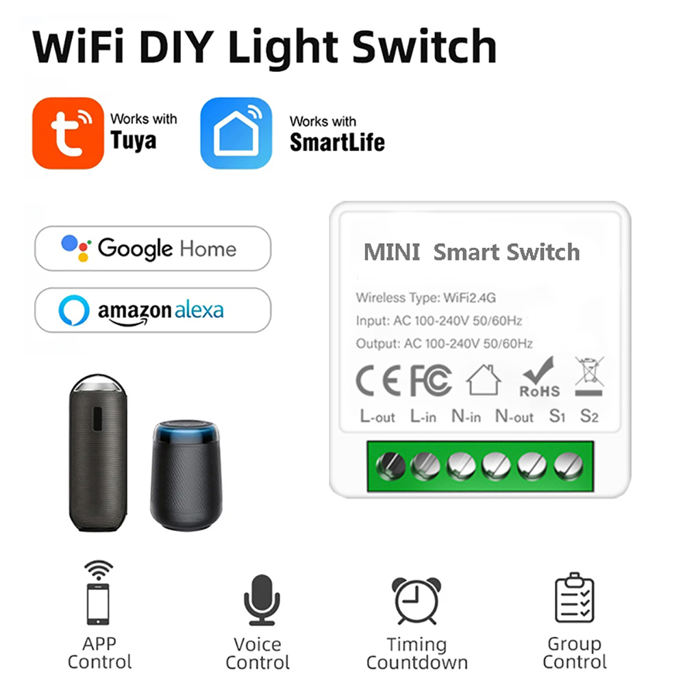Controle de 2 vias tuya mini 1 - Diy Home Automation Controller avaliação e preço