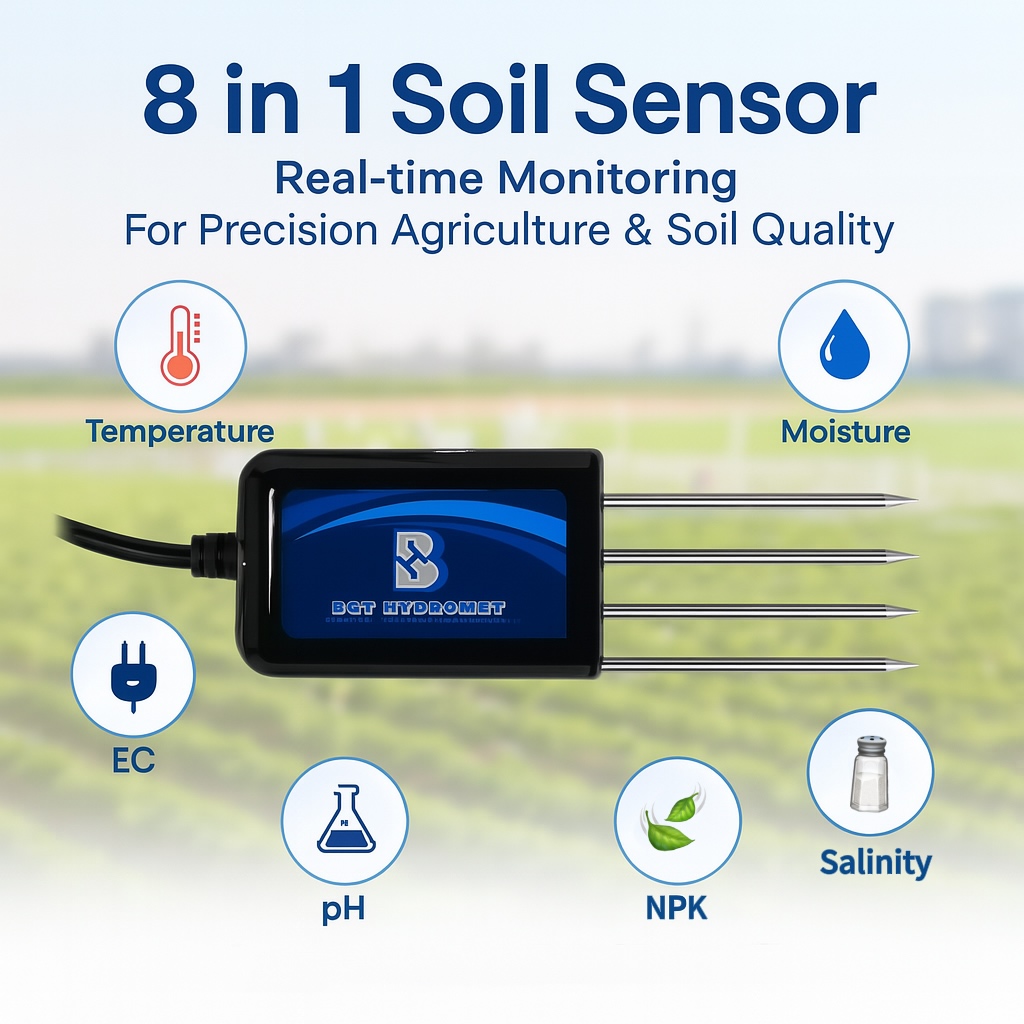 Sensor digital de solo 8 em 1, - Temperature Humidity Sensor avaliação e preço